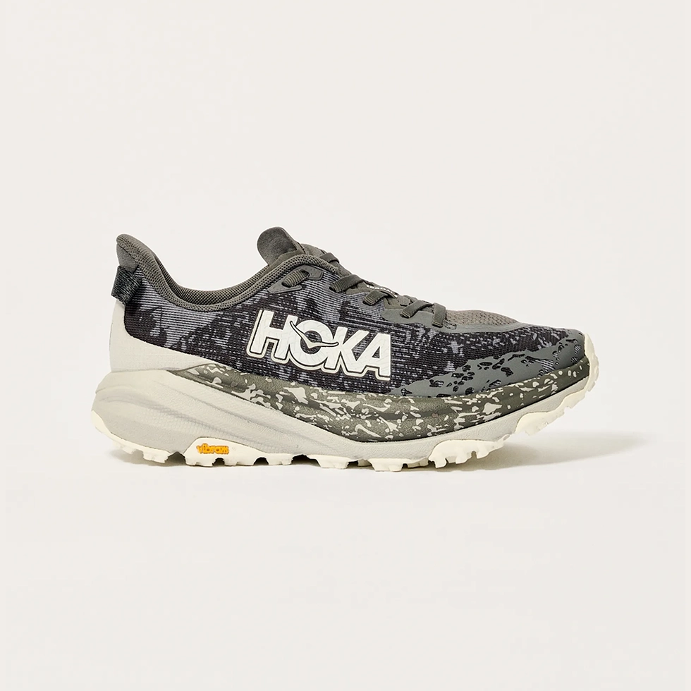 hoka Speedgoat 6 gray white 1 HOKA Speedgoat 6 - Image 1