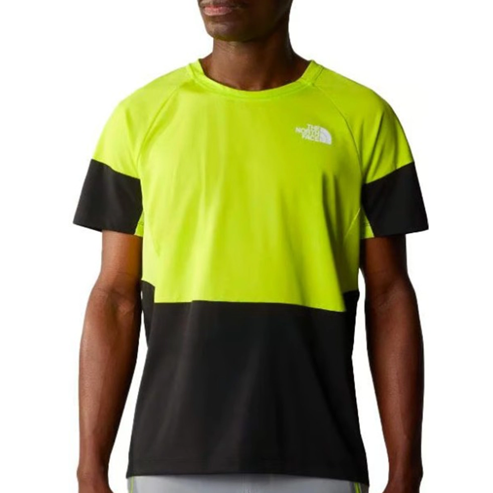 t-shirt the north face yellow black 1 تیشرت ورزشی نورث فیس | The North Face Bolt Tech T-Shirt - Image 1